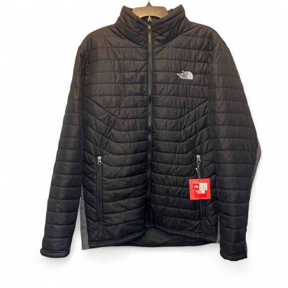 The North Face Men’s Black and Gray Glen Echo insulated packable puffer coat XL - Picture 1 of 8